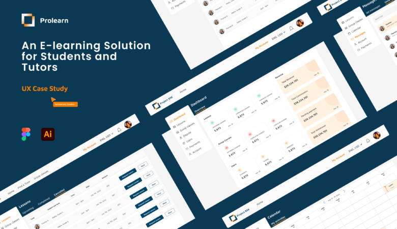 Prolearn (E-Learning Application) – UX Case Study